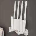 Non perforated wall wireless wifi router living room storage rack, insertion and fixation bracket, support bracket. 