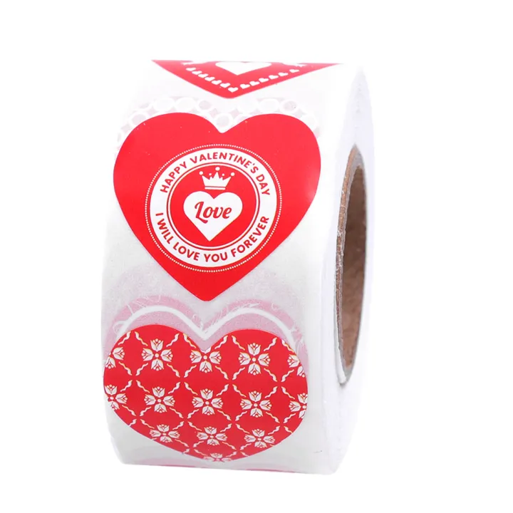 500Pcs/Roll%20Red%20Heart%20Stickers%20For%20Valentines%20Day%20Wedding%20Gift%20Packing%20Bag%20Packaging%20Labels%20Love%20Scrapbooking%20Diy%20Stickers%20-%20Image%209