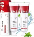 SP 4 UltraBrightening Toothpaste, Advanced Whitening Formula for Stain Removal and Enamel Protection| Fresh Mint Flavor| 120 gm [Grab Cosmic House]. 