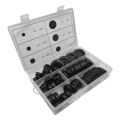 52Pcs 6 Sizes Rubber Grommets for Wiring,Rubber Grommet Kit,Double Sided Round Rubber Plugs. 