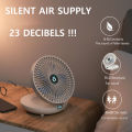 Wall Foldable Fan Kitchen USB Rechargeable Silent Fans Camping Home Table Office Desktop Air Cooling Mini Portable Electric Fan. 