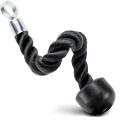 Heavy Duty Tricep Pull Down Single Rope, Fitness Attachment Cable Machine Pulldown Rope for Home Gym - Fitness Mart. 