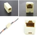 RJ45 Lan Jointer White (5PCS) / RJ45 Ethernet Lan Cable Joiner Coupler Connector Coupler Jointer.