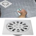 Bathroom/Kitchen 5” Floor Drain Stainless Steel Conceal Box Jali. 
