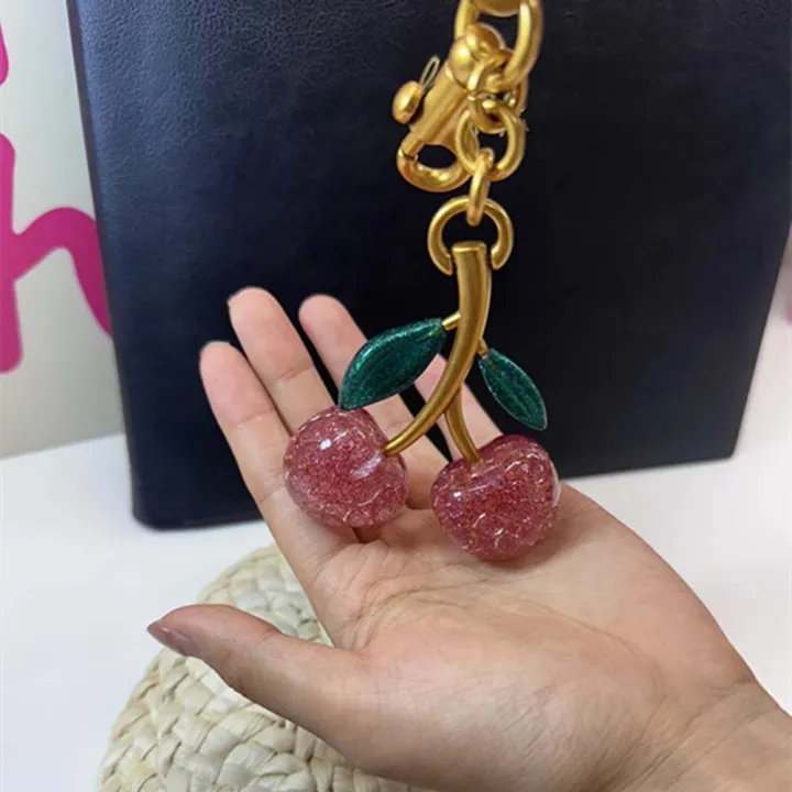 Creative%20Ornaments%20Cherry%20Keychain%20Alloy%20Key%20Decoration%20Cherry%20Charms%20Bag%20Accessories%203D%20Crafts%20Cherry%20Pendant%20Lady/Women%20-%20Image%207