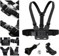 Chest Mobile Mount Strap for mobile smartphone and action camera vlogging. 