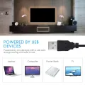 Full Set 5V USB RGB Strip Lights + Controller IR 24-Key Wireless Remote Control 1/2/3/4/5 M 60LEDs/M 2835 SMD LED Flexible Tape. 