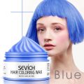 Sevich Hair Color Wax Professional Strong Hold Fashion Disposable Hair Dye Clay Unisex Health for Party Gathering Hair Styling. 