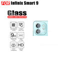 For Infinix Smart 9 HD Acrylic Phone Case Infinix Smart 9 Tempered Glass Screen Protector and lens Film. 