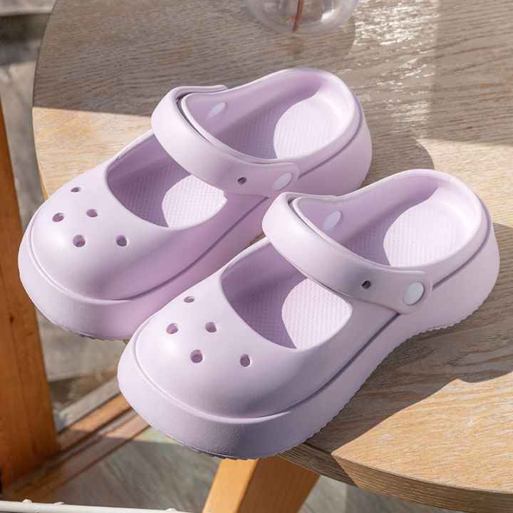 Summer%20Clogs%20slippers%20Women%20Slides%20Shoes%20Platform%20Holes%20Sandals%20Solid%20Color%20Soft%20Sole%20Slipper%202024%20Outdoor%20Casual%20Beach%20Sandals%20-%20Image%205
