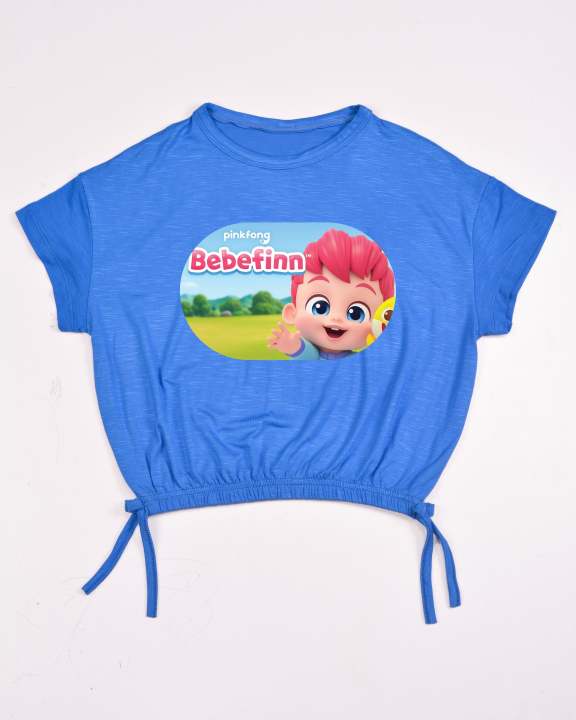 Kids%20Graphic%20Tee%20With%20Elastic%20Bottom-Blue%20-%20Image%202