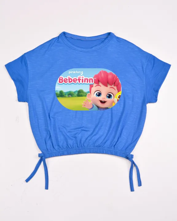 Kids%20Graphic%20Tee%20With%20Elastic%20Bottom-Blue%20-%20Image%202