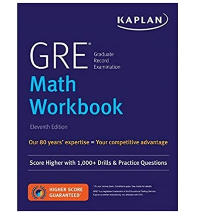 GRE Math Workbook: Score Higher with 1，000+ Drills & Practice Questions (Kaplan Test Prep) GRE Math Workbook: Score Higher with 1,000+ Drills & Practice