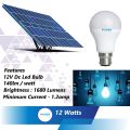 iPOWER DC 12 volt Solar LED 12W LED Light /12V Dc solar light /Solar LED Light. 