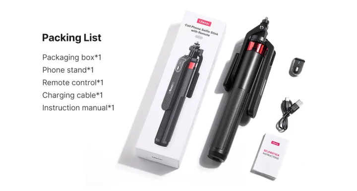 ULANZI%20MA09%20Extendable%20Phone%20Tripod,%2071"%20Selfie%20Stick%20Phone%20Vlog%20Tripod%20Stand%20Quadrapod%20with%20All%20in%201%20Phone%20Clip,%20Travel%20Tripod%20Phone%20Holder%20with%20Rechargeable%20Remote%20-%20Image%205