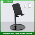 FLOVEME Universal Rotatable Desk Mobile Phone Stand Portable And Light Weight Compatible For Smart Phone And Tablet Device - Phone Stand. 