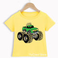 New Clothing for Kids Blaze and The Monster Machines T-Shirt Summer Boys Clothes Yellow T Shirt Children'S Clothes From 2-13.