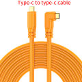USB C type-c to type-c camera cable 3m 5m 8m for cannon EOS R RP SONY a7m3 R3 A7R4 Tethered line camera to computer.