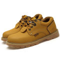 Procael Autumn Low Top Work Shoes Men's First Layer Cowhide Martin Boots Outdoor Sports and Casual Big Head Leather Shoes. 