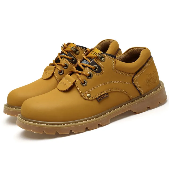 Procael%20Autumn%20Low%20Top%20Work%20Shoes%20Men's%20First%20Layer%20Cowhide%20Martin%20Boots%20Outdoor%20Sports%20and%20Casual%20Big%20Head%20Leather%20Shoes%20-%20Image%207