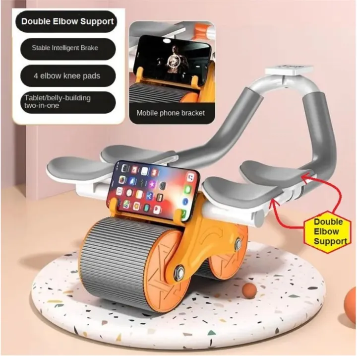 FITNESS%20WORLD%20-%20%20Rebound%20AB%20Roller%20Wheel%20for%20Abdominal%20Exercises%20with%20Knee%20Pad%204%20Elbow%20Support,%20Phone%20Holder%20for%20Home%20Gym%20Strength%20Workouts%20-%20Image%207