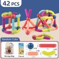 25, 36, 42,64 PCS Building Blocks Toy Magnetic Construction Set Magnet Ball Sticks Rod Games Montessori Educational Toys For. 
