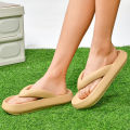 YRZL Thick Sole Slippers Men EVA Flip Flops Summer Shoes 2024 Couple Slippers Big Size 47 Outdoor Beach Sandals for Men. 