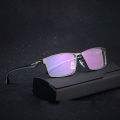 Eyewear tr90 titanium myopia glasses frame men reading glasses comfortable slip-resistant eyeglasses frame for men. 