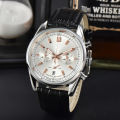 2023 Cross border E-commerce AliExpress Hot Selling Luxury Men's Steel Band Multi functional Quartz Night Glow Watch. 