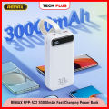 REMAX RPP-522 20W+22.5W PD+QC Powerbank 30000 mah Portable Smart Multi-compatible Fast Charging Power Bank 30000mah-BLUE. 