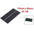 110mm x 60mm 1 Watt 6 Volt Polycrystalline Solar Cell Panel Module. 