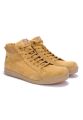 Woodland Men Solid Leather Mid-Top Sneakers - 3324119 Camel. 
