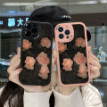 AMORVOR for Xiaomi 12 Lite 5G Back Cover Pink Rose PU Leather Case Soft Silicone Edge Mobile Cover.