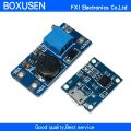Micro USB 5V 1A 18650 TP4056 module for lithium battery charger charging board with protection + MT3608 2A DC-DC boost converter. 