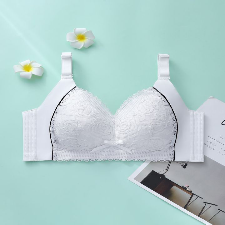Seamless%20Bra%20Big%20Breasts%20Show%20Small%20Adjustable%20Anti-Sagging%20underwear%20for%20women%20No%20Steel%20Ring%20Large%20Size%20Cup%20Bra%20-%20Image%204
