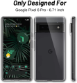 Anti Yellow Unique Case For Google Pixel 6, Pixel 6A, Pixel 6 Pro, Clear Hard Transparent Phone Back Cover. 