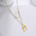 Fashion Luxury Women Necklace Gold Plated Stainless Steel Music Note Charm Necklace Musical Earphone Necklace Jewelry For Women. 