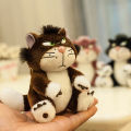 Internet celebrity Lucifer's cat pendant doll Figaro cat plush toy cat cat big fat cat Mary cat doll. 