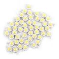20Pcs- 8mm Bead Diameter WHITE Color 3 Watt DC 3.7V Ultra Bright White 3W COB LED SMD Chip 3.7V DIY LED Light Bulbs. 