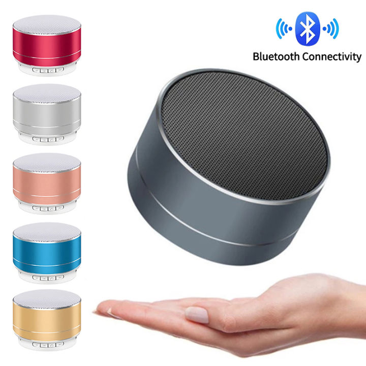 A10 Wireless Bluetooth speakers Outdoor Subwoofer Mini Portable Speaker Music Aluminum Alloy TF SD Card Radio Sound voice box
