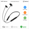 OnePlus Bullet Wireless Z3 Bluetooth Neckband | 12.4mm Driver, 3D Spatial Audio, 10 Min Charge 27H Playback | 6 Months Warranty.