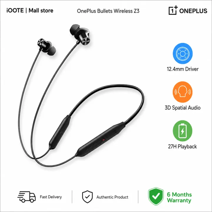 OnePlus%20Bullet%20Wireless%20Z3%20Bluetooth%20Neckband%20%7C%2012.4mm%20Driver,%203D%20Spatial%20Audio,%2010%20Min%20Charge%2027H%20Playback%20%7C%206%20Months%20Warranty%20-%20Image%202