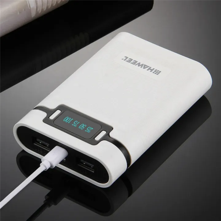 4Pcs%2018650%20Batteries%20Charging%20Case%20Rechargeable%20Case%20Mobile%20Power%20Nesting%20Material%20Dual%20USB%20Battery%20Case%20Durable%20White%20-%20Image%209