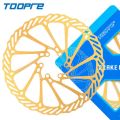 New TOOPRE Bike Brake Rotors CNC Cooling Gold Bike Disk Brake Rotor 160mm 180mm Cycling Bicycle Parts Mountain Road Bike. 