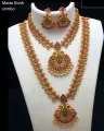Indian Jaipuri Gorgeous Semi bridle Wedding Party Wear Stylish Necklace Jewellery Set for Women. 