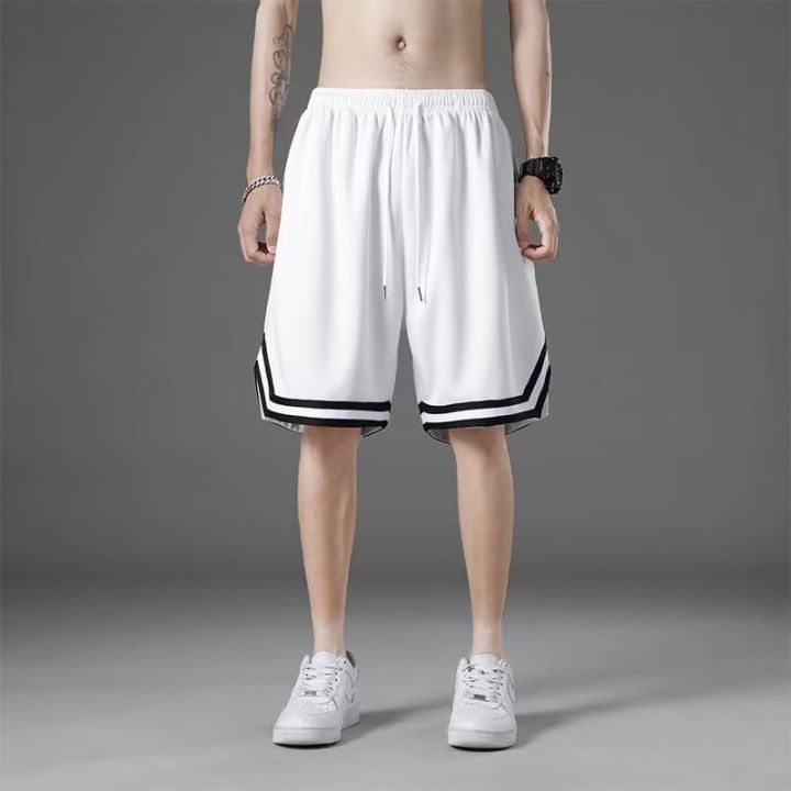 Basketball%20Shorts%20Men's%20Sports%20Loose%20Summer%20Fashion%20Brand%20Boys%20Quick-Drying%20Student%20Men's%20Ice%20Running%20Sports%20Fifth%20Pants%20-%20Image%207