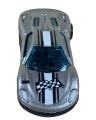 17 Ford GT Silver Diecast Model Car - Nightburnerz .