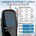 Dual Channel TENS Unit for Pain Relief Rechargeable Electronic Pluse Muscle Stimulator Massager Low-Frequency Multi-Function Physiotherapy Instrument with 10pcs Electrode Pads. 