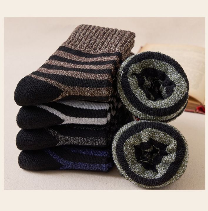5pair%20Winter%20Thick%20Socks%20Men%20Super%20Thicker%20Solid%20Sock%20Striped%20Merino%20Wool%20Rabbit%20Socks%20Against%20Cold%20Snow%20Russia%20Winter%20Warm%20Sock%20-%20Image%205
