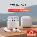 PRO 5 Tws Bluetooth Earphones Wireless Headset Headphones Stereo Erbuds - Bluetooth Headphone. 